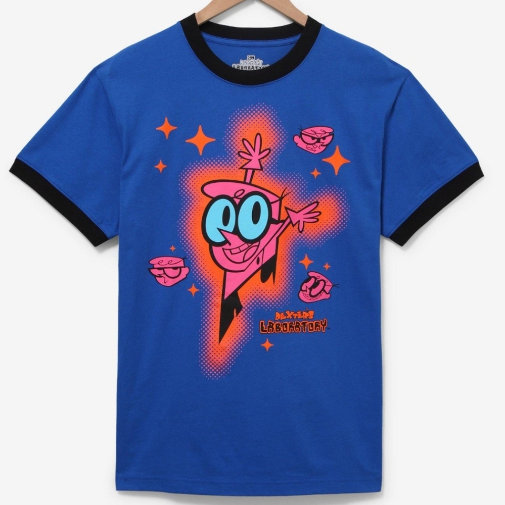 Dexter's Laboratory Dexter Tonal Portrait Ringer T-Shirt S - BoxLunch Exclusive